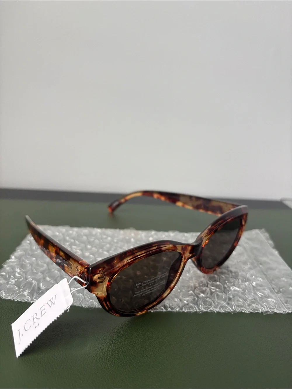 J. Crew Tortoiseshell Cat-Eye Sunglasses - Brown